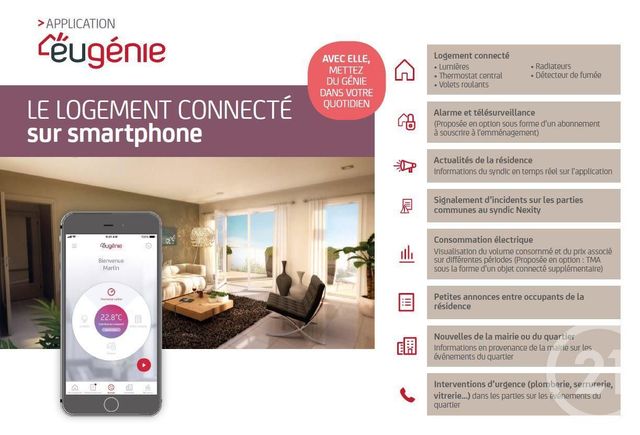 Afficher la photo en grand Appartement T2 à vendre - 2 pièces - 44.31 m2 - CONCARNEAU - 29 - BRETAGNE - Century 21 Celtimmo