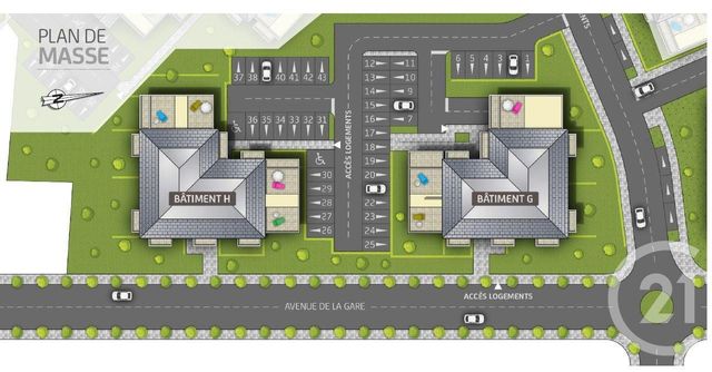 Afficher la photo en grand Appartement T2 à vendre - 2 pièces - 44.31 m2 - CONCARNEAU - 29 - BRETAGNE - Century 21 Celtimmo